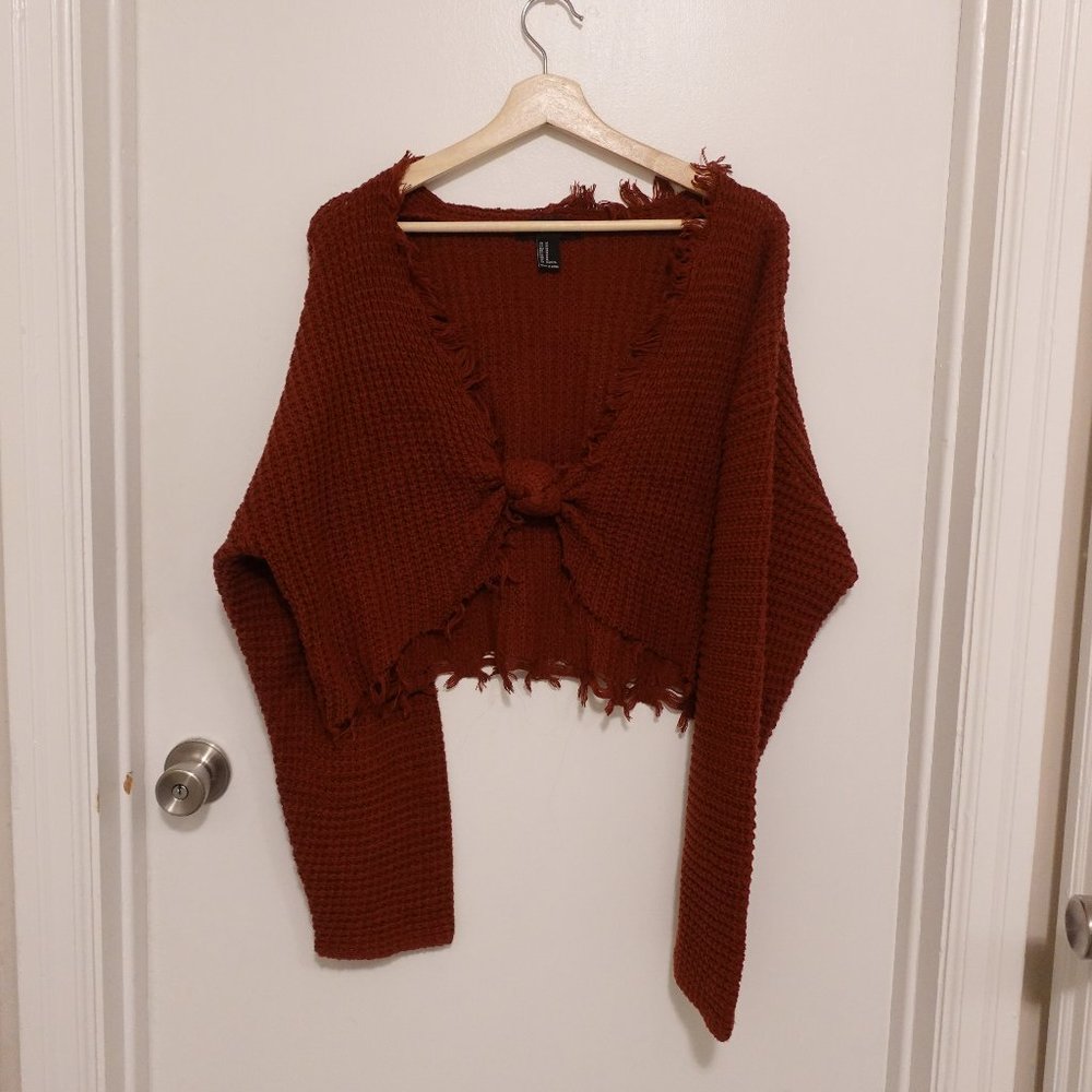 Forever 21 distressed sweater